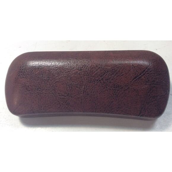 Unbranded Brown Hard Eyeglasses Case GnuFashion - Picture 1 of 8